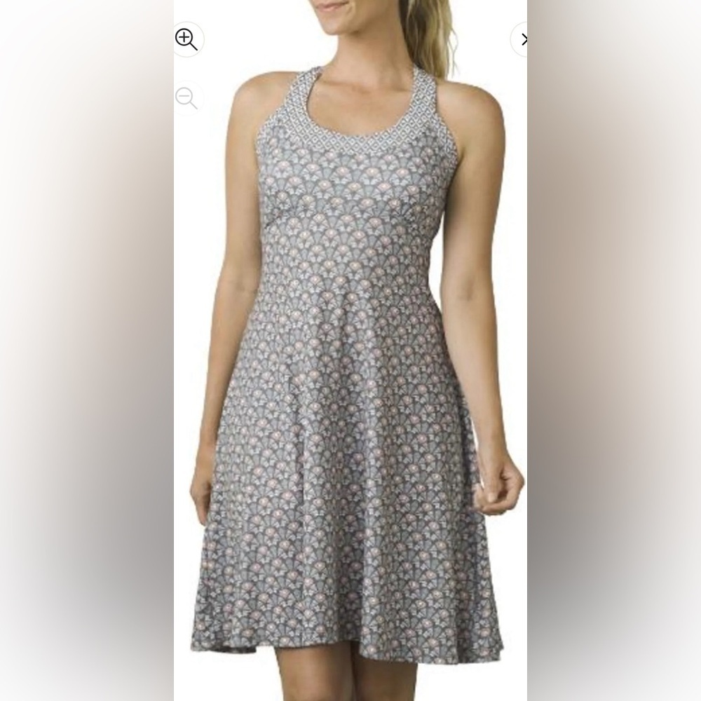 Prana Women's Athleisure Sleeveless Racerback Mini Dress Size Small